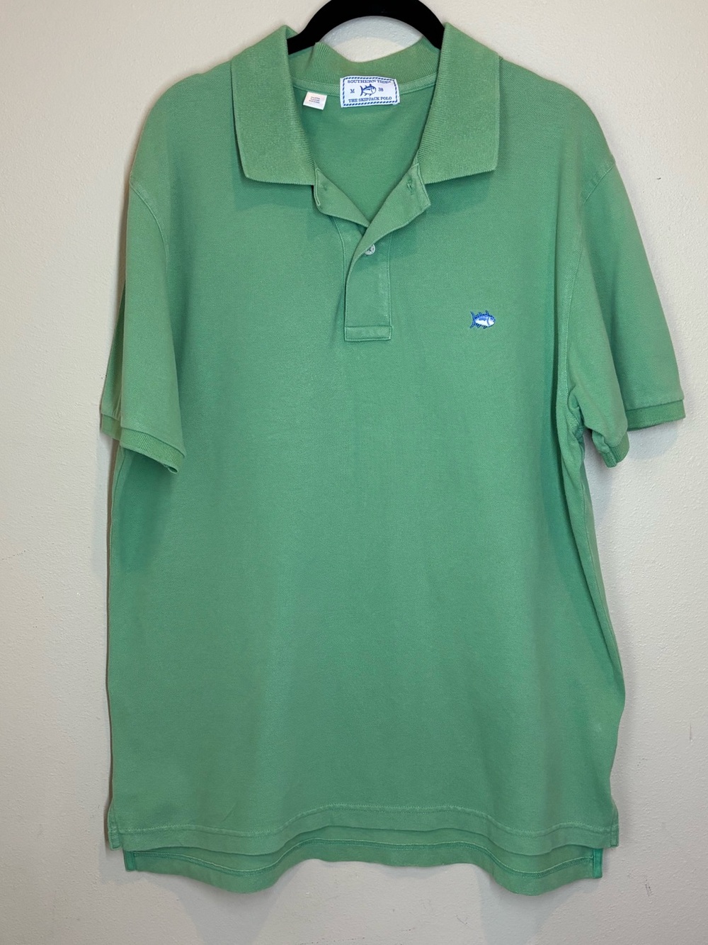 Mens Southern Tide Skip Jack Cotton polo, medium, apple green